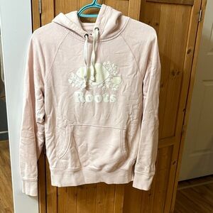 Roots Light Pink Hoodie with Logo
